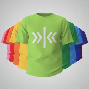 Цветная футболка «живое»